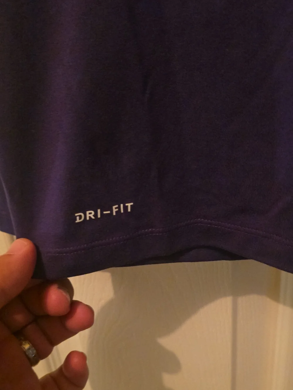 Nike Purple Lakers Long Sleeve Tee with Yellow Logo